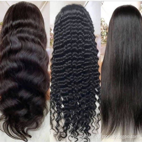Hot Sell Cuticle Aligned Brazilian 100% Human Swiss HD Transparent brown Lace Front Glueless Virgin Hair Wigs for Black Women